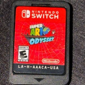 Nintendo Switch Super Mario Odyssey Video Game Cartridge Tested Works Great Used